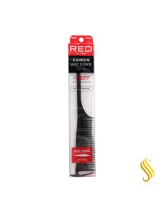 Red Kiss Carbon Axe Rat Tail Comb Peine